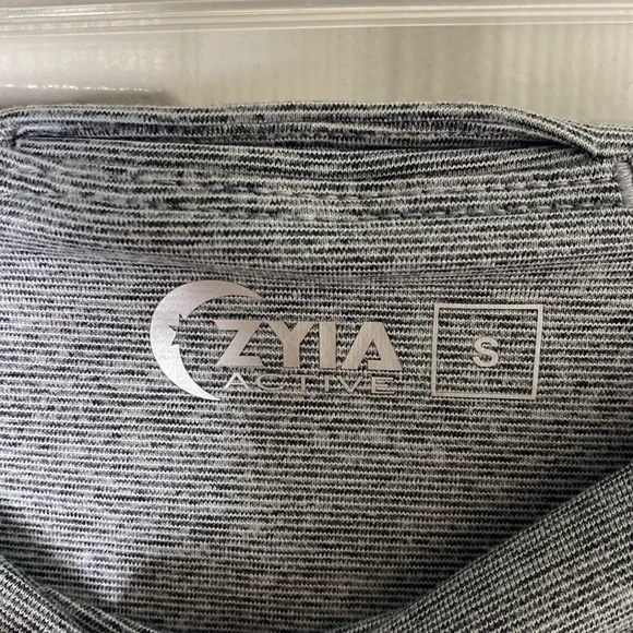 ZIYA active leggings grey haze knit pockets NWT - Picture 7 of 12